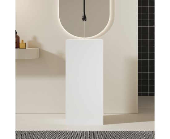 Раковина отдельностоящая ABBER Stein AS2556 белая матовая_