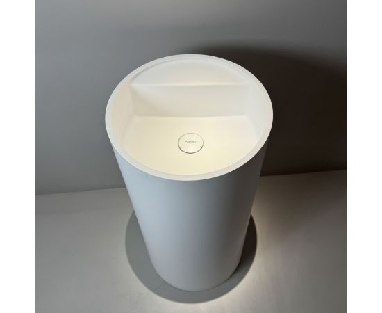 Раковина отдельностоящая ABBER Stein AS2558 белая матовая_, изображение 6