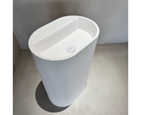 Раковина отдельностоящая ABBER Stein AS2559 белая матовая_, изображение 8