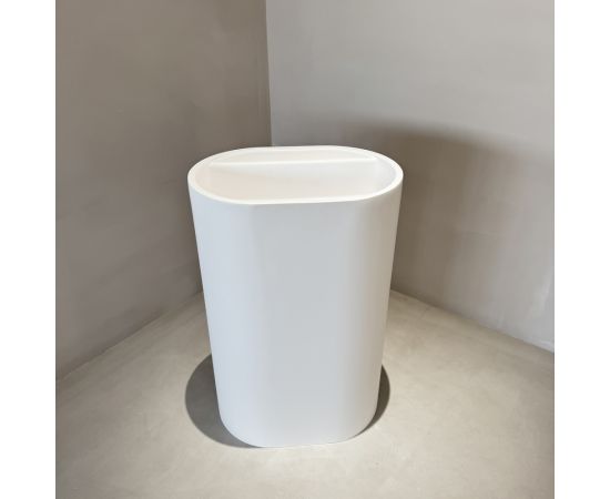 Раковина отдельностоящая ABBER Stein AS2559 белая матовая_, изображение 9