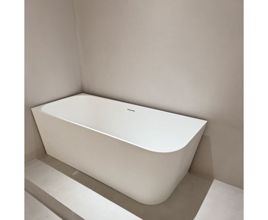 Ванна из искусственного камня ABBER Stein AS9680 L белая матовая_, изображение 5