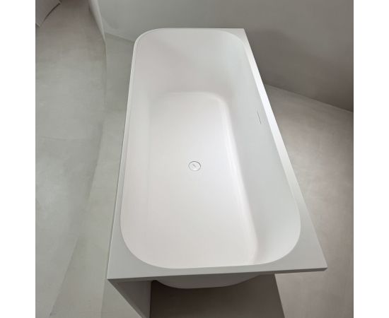 Ванна из искусственного камня ABBER Stein AS9680 R белая матовая_, изображение 6