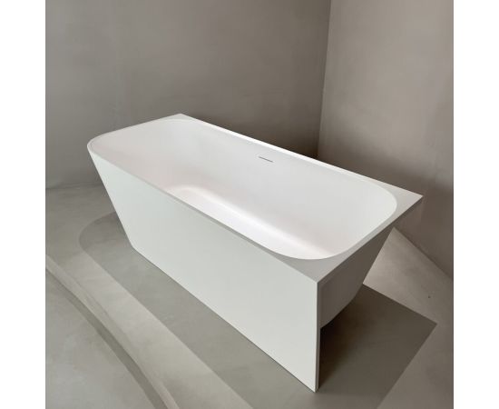 Ванна из искусственного камня ABBER Stein AS9680 R белая матовая_, изображение 7