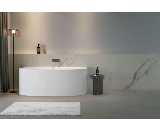 Ванна из искусственного камня ABBER Stein AS9681 белая матовая_, изображение 4