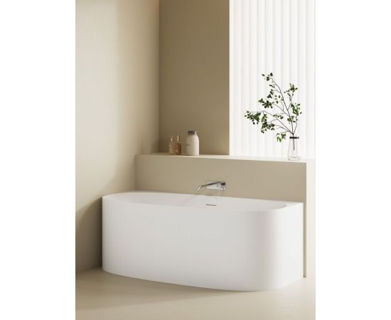 Ванна из искусственного камня ABBER Stein AS9681 белая матовая_, изображение 5