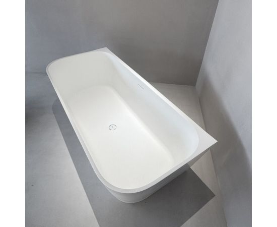 Ванна из искусственного камня ABBER Stein AS9682 белая матовая_, изображение 7
