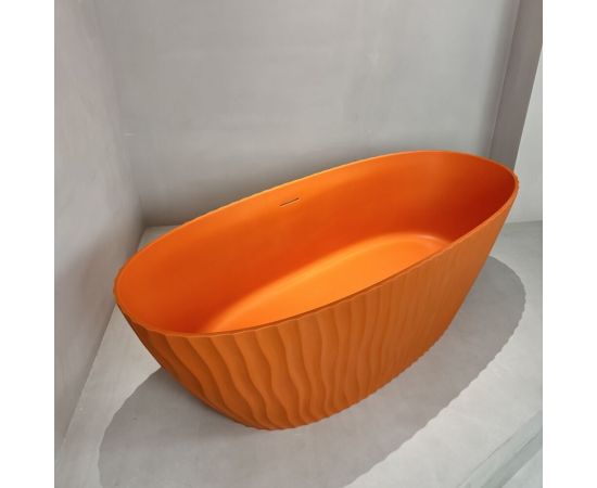 Ванна из искусственного камня ABBER Stein AS9684MO оранжевая матовая_, изображение 6