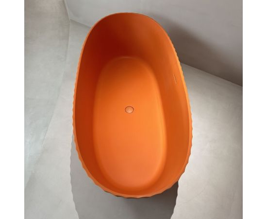 Ванна из искусственного камня ABBER Stein AS9684MO оранжевая матовая_, изображение 7