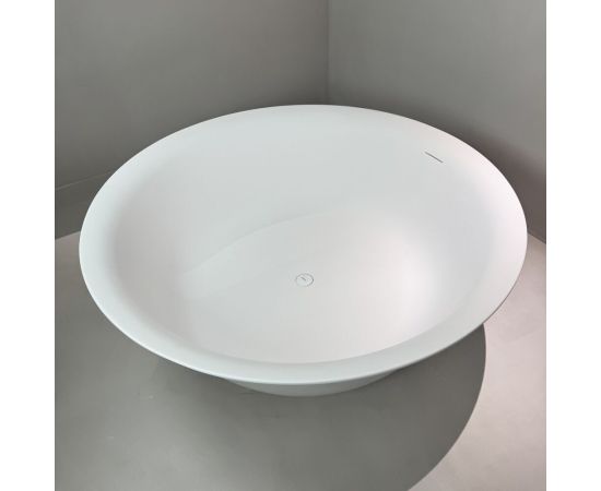 Ванна из искусственного камня ABBER Stein AS9685 белая матовая_, изображение 6